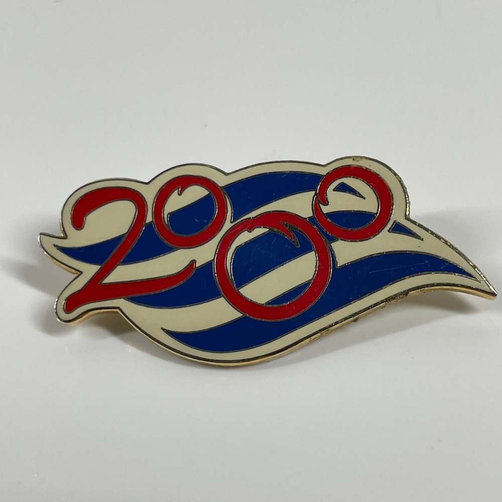 Disney DCL Memory Box Cruise Line Pin Vintage 2000 Millennium Red White Blue